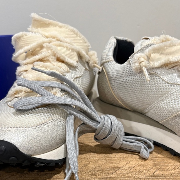 P448 Women's Textured White Sneakers Cancun SZ 39 (8) - Picture 15 of 15